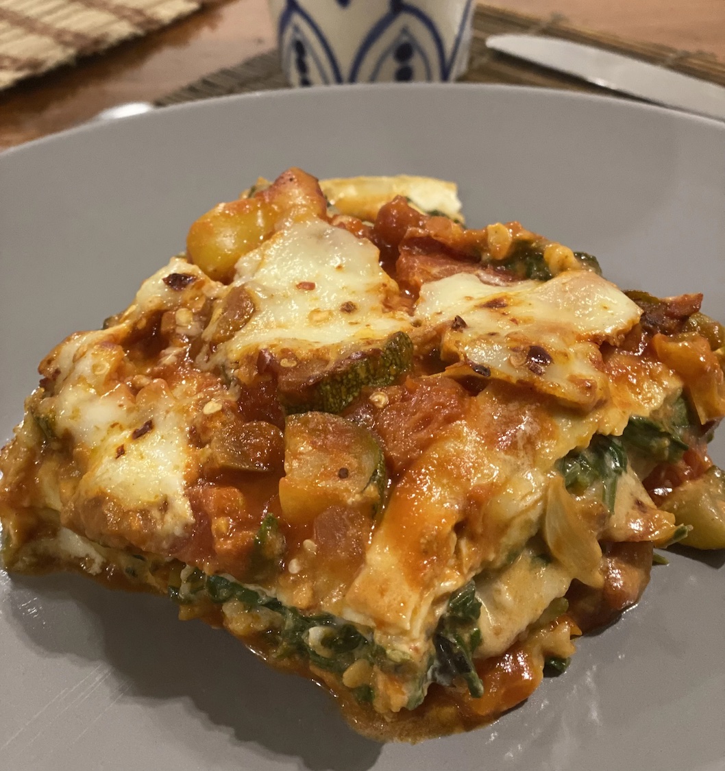 Better than meat veggie lasagna