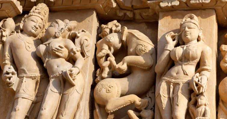 Sculptures at Khajuraho